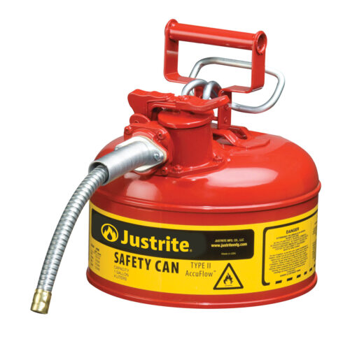 7210120 Bidón de Seguridad de Acero Tipo II  Cap. 4 lts  Rojo