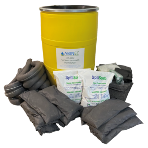KIT-200U Kit Antiderrames Universal de 55 Galones.