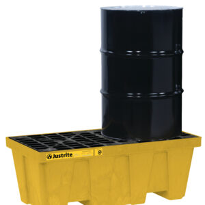 28622 Tarima Antiderrames para 2 Tambores Cap. 250 lts y 1,134 kgs de carga