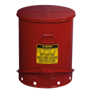 09700 Bidón para Desechos Aceitosos  Cap. 80 lts  Rojo