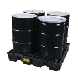 1645B Tarima Antiderrames para 4 Tambores Cap. 249.8 lts y 3,628.8 kgs de carga