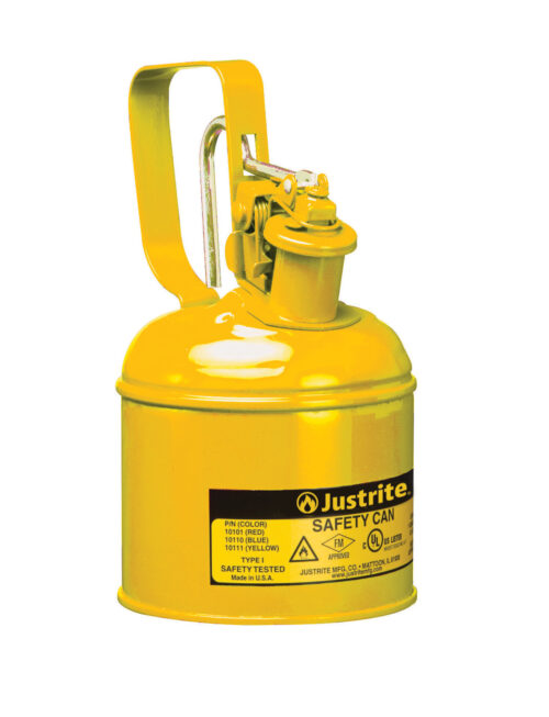 10111 Bidón de Seguridad de Acero Tipo I  Cap. 1 lt  Amarillo