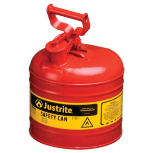 7120100 Bidón de Seguridad de Acero Tipo I  Cap. 7.5 lts  Rojo