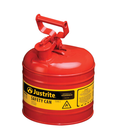 7120100 Bidón de Seguridad de Acero Tipo I  Cap. 7.5 lts  Rojo