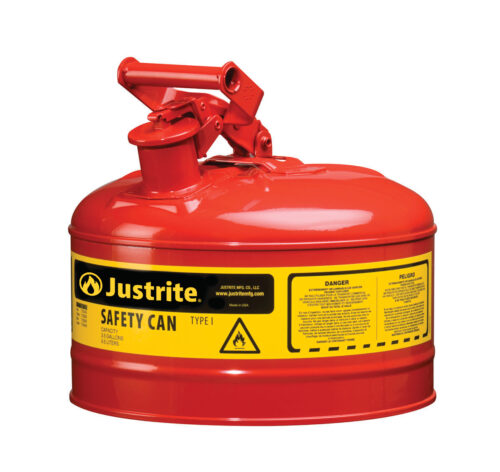 7125100 Bidón de Seguridad de Acero Tipo I  Cap. 9.5 lts  Rojo