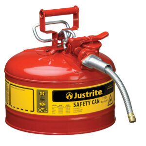 7225120 Bidón de Seguridad de Acero Tipo II  Cap. 9.5 lts  Rojo