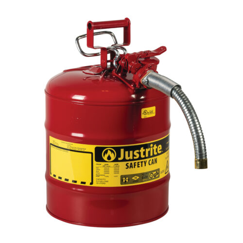 7250130 Bidón de Seguridad de Acero Tipo II  Cap. 19 lts  Rojo